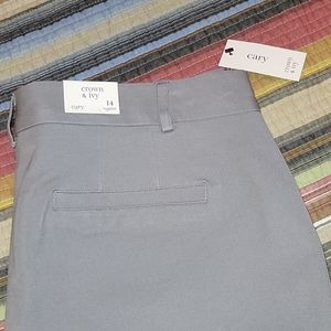 Women's dress pans, tapered ankle length